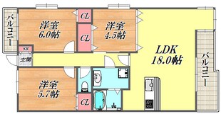 サニーパラディオンの物件間取画像